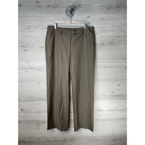 Apt 9 Pants‎ Womens 14 Brown Dress Slacks Straight Leg Stretch Career Work